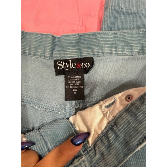 Blue corduroy jeans - Picture 3 of 3